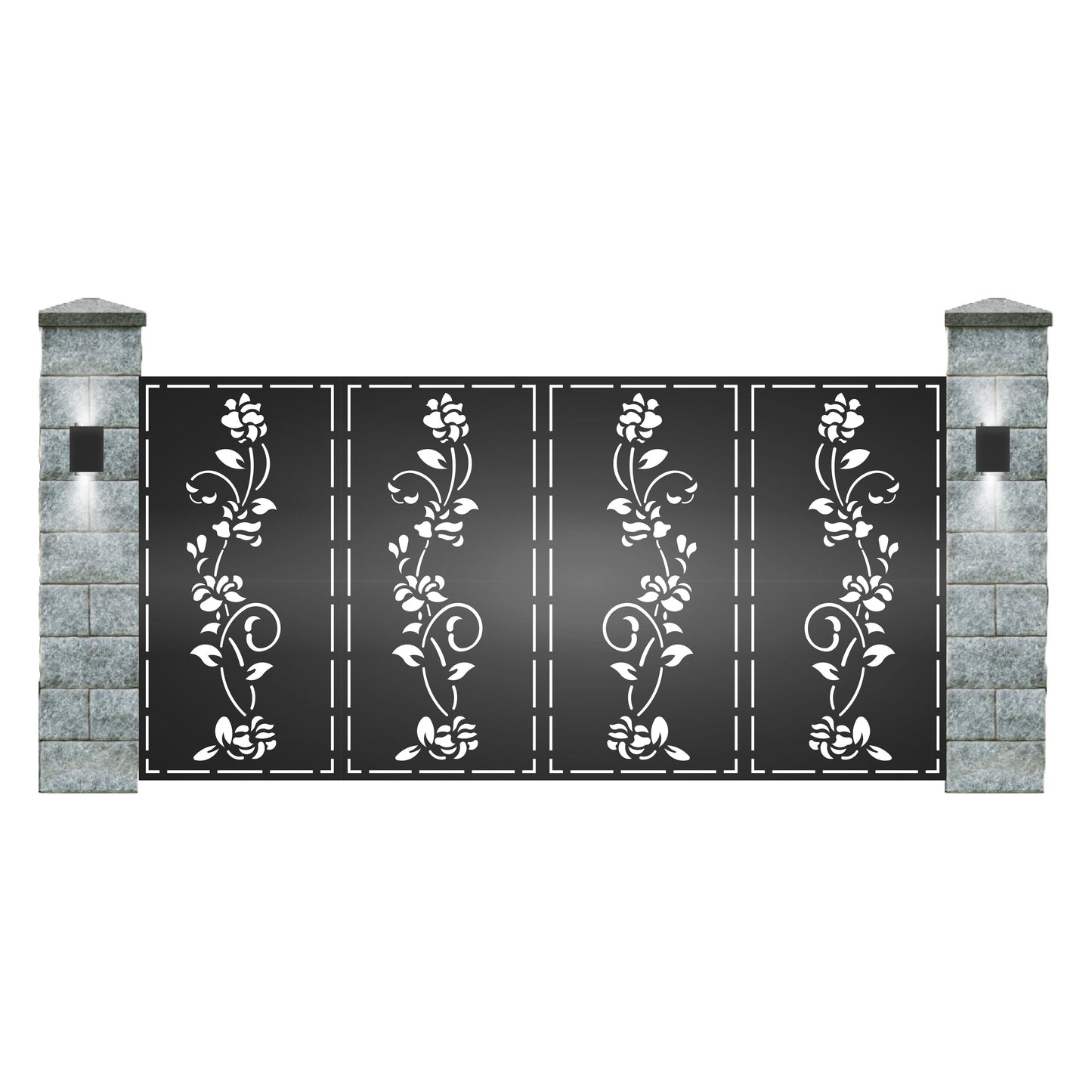 Poarta metalica decupata cu laser-Model:011