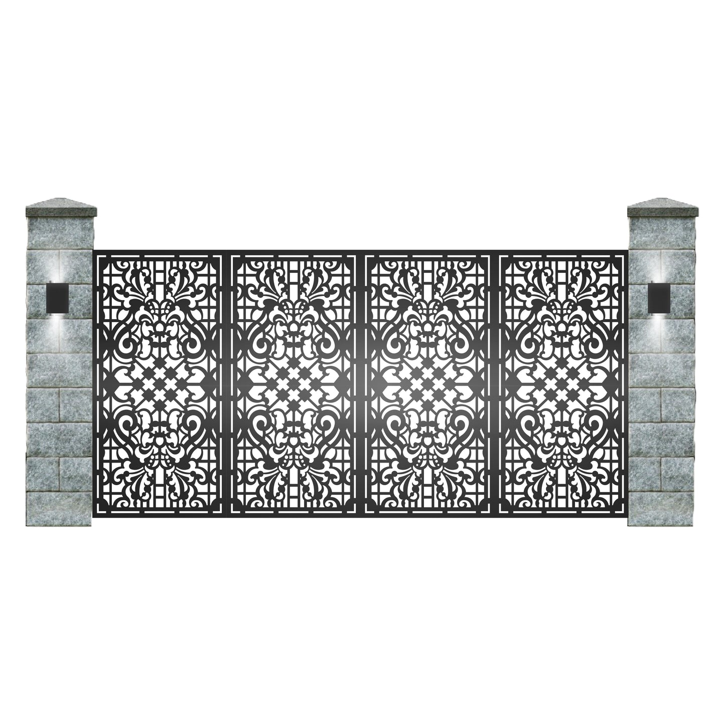 Poarta metalica decupata cu laser-Model:016