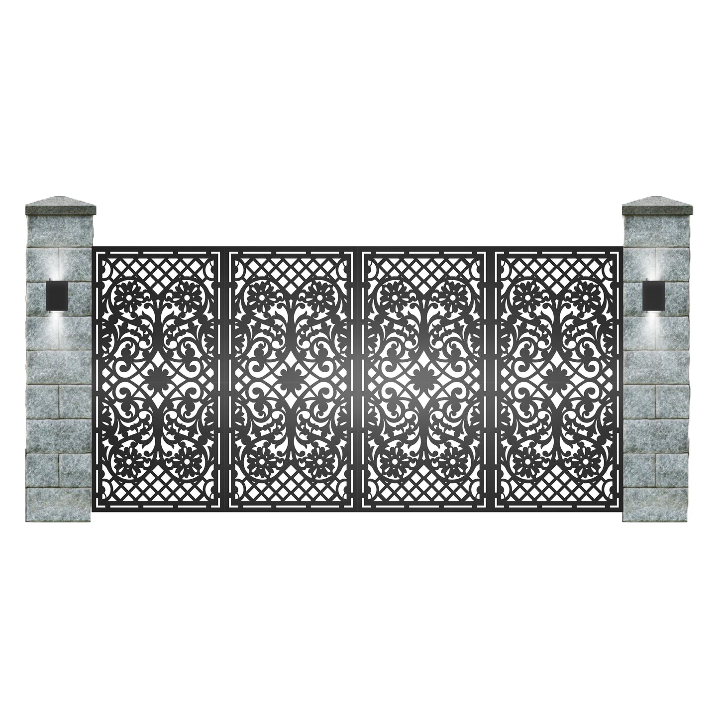 Poarta metalica decupata cu laser-Model:018