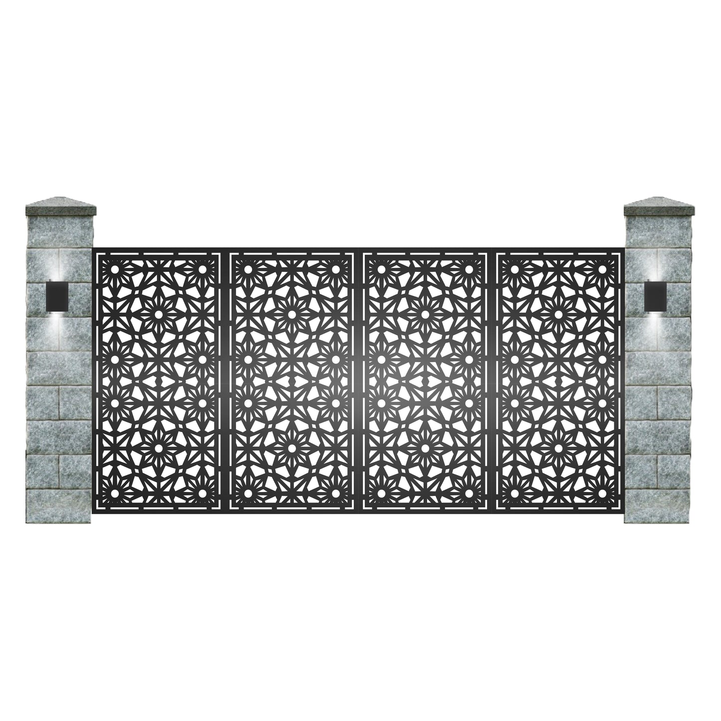 Poarta metalica decupata cu laser-Model:025