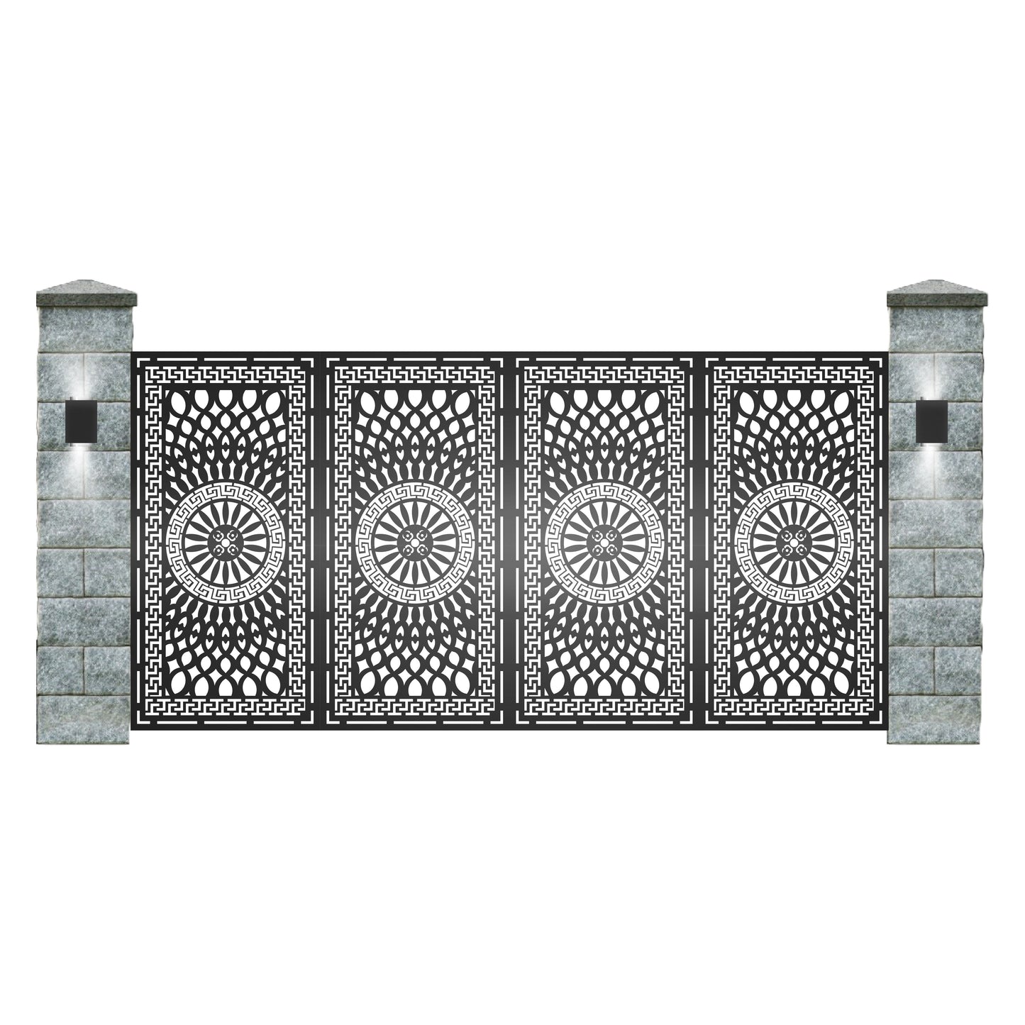 Poarta metalica decupata cu laser-Model:026