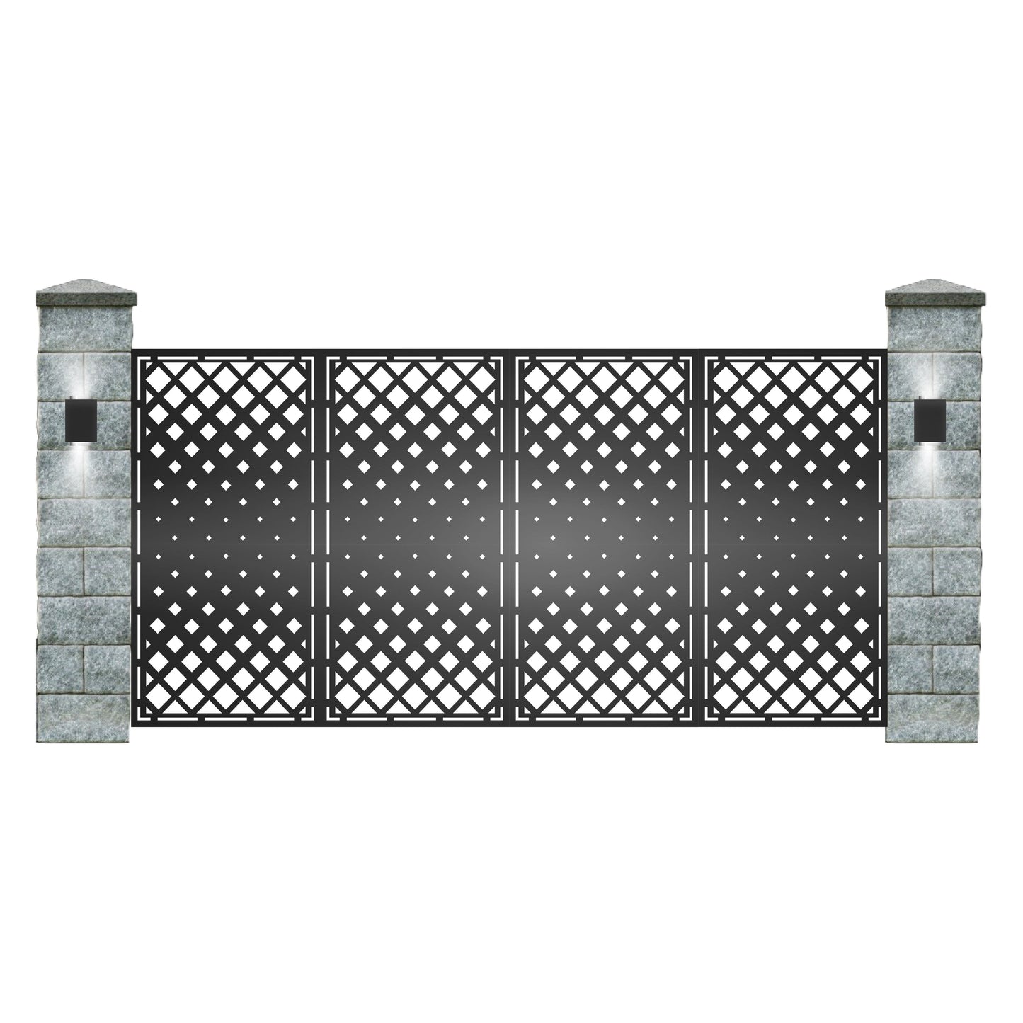 Poarta metalica decupata cu laser-Model:029