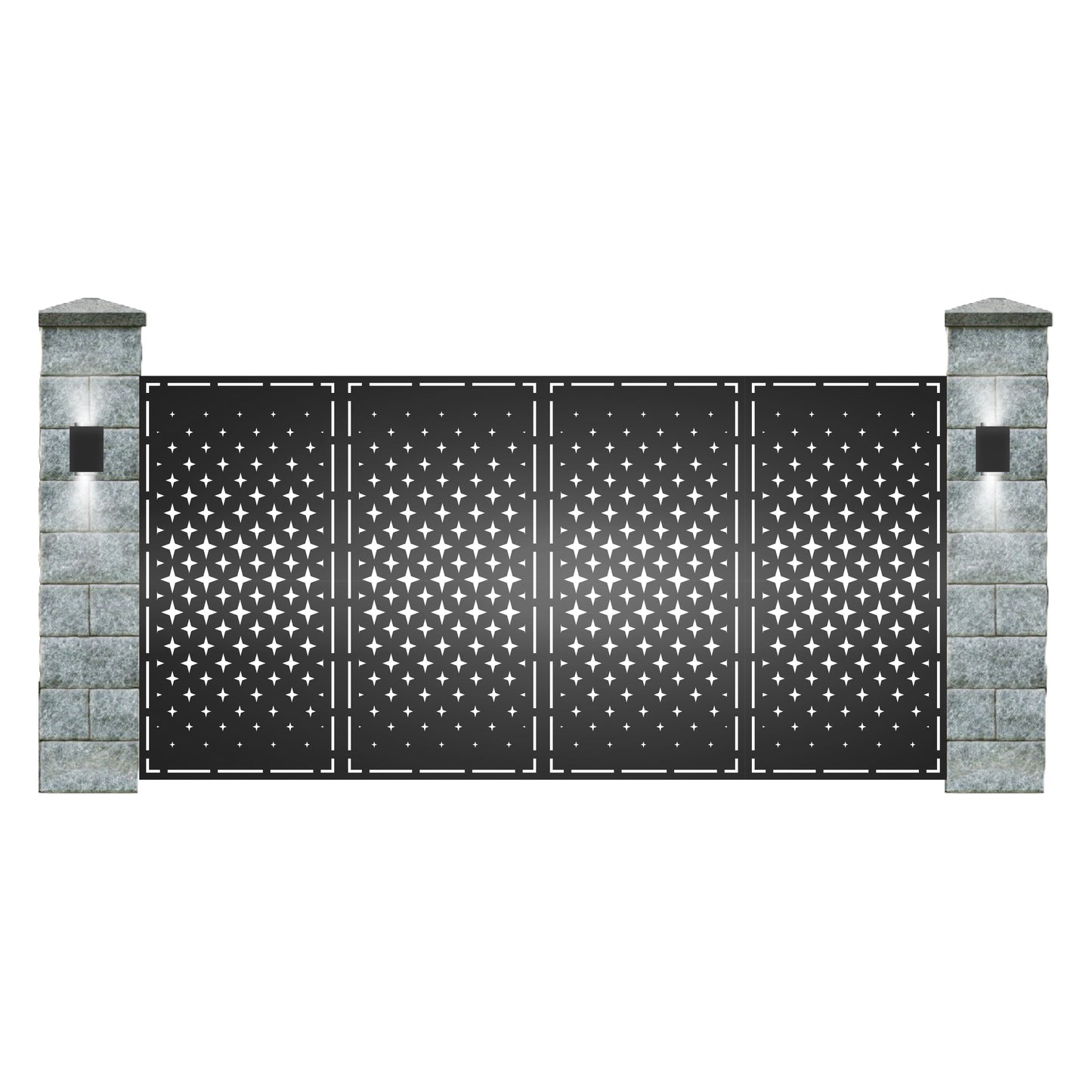Poarta metalica decupata cu laser-Model:037