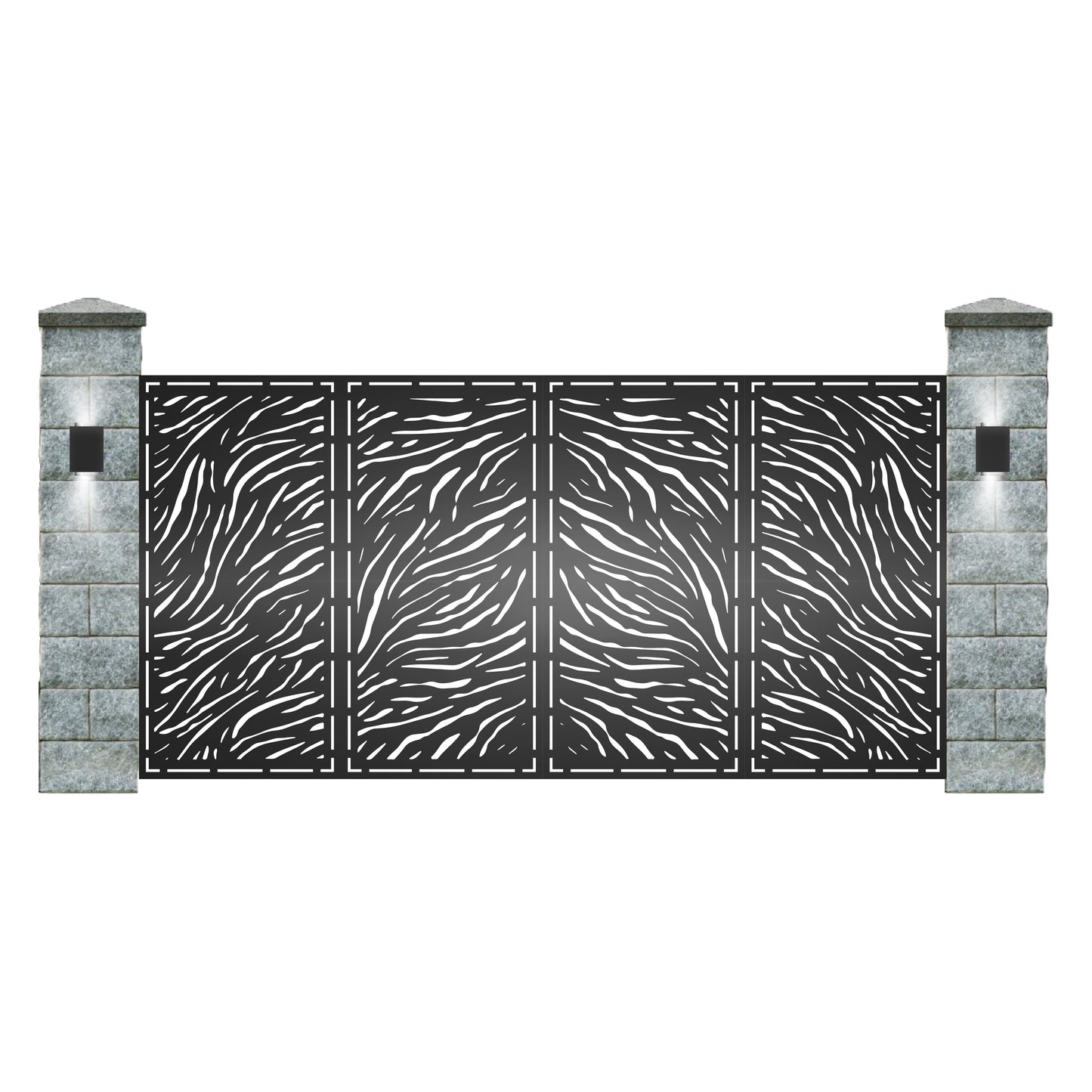 Poarta metalica decupata cu laser-Model:038