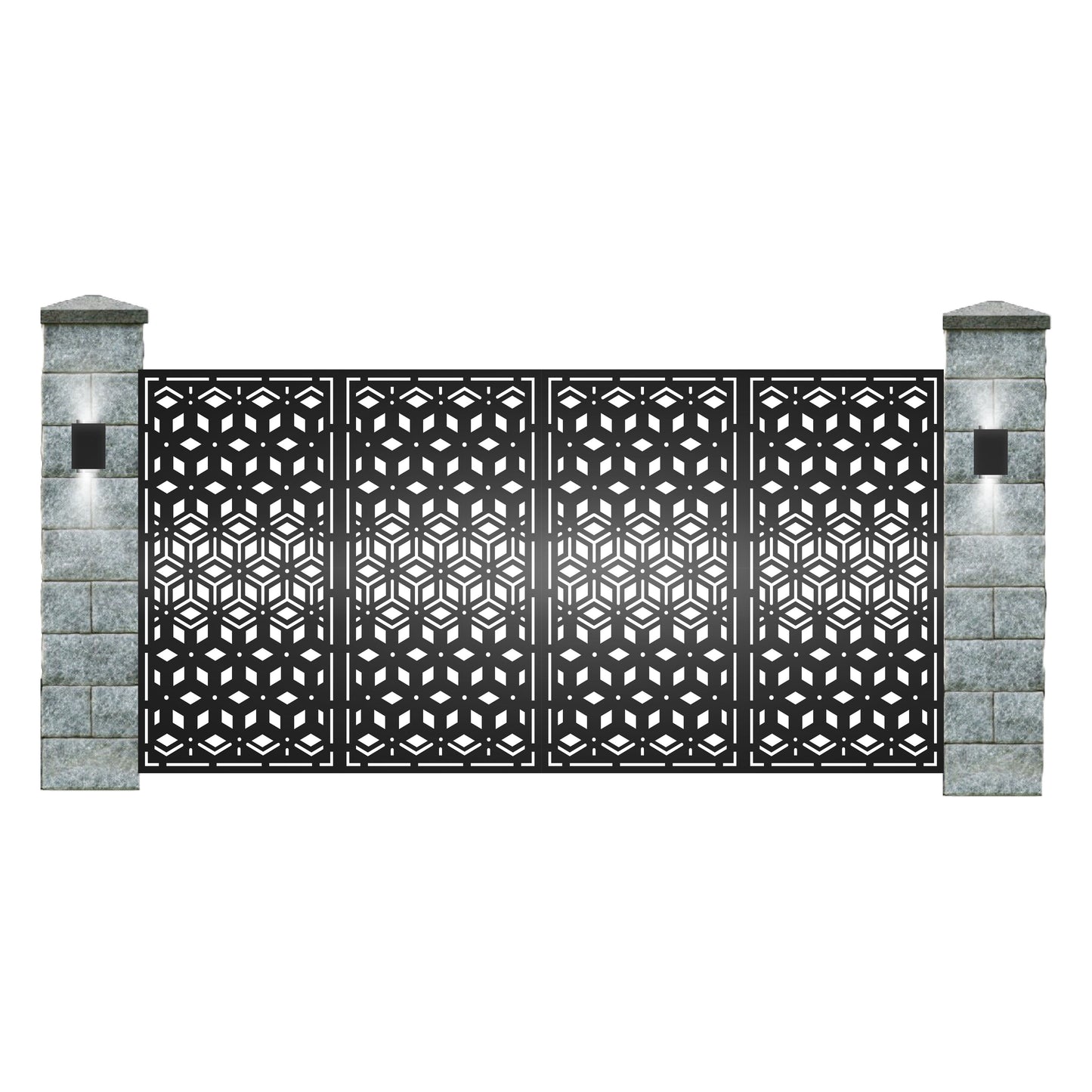 Poarta metalica decupata cu laser-Model:003