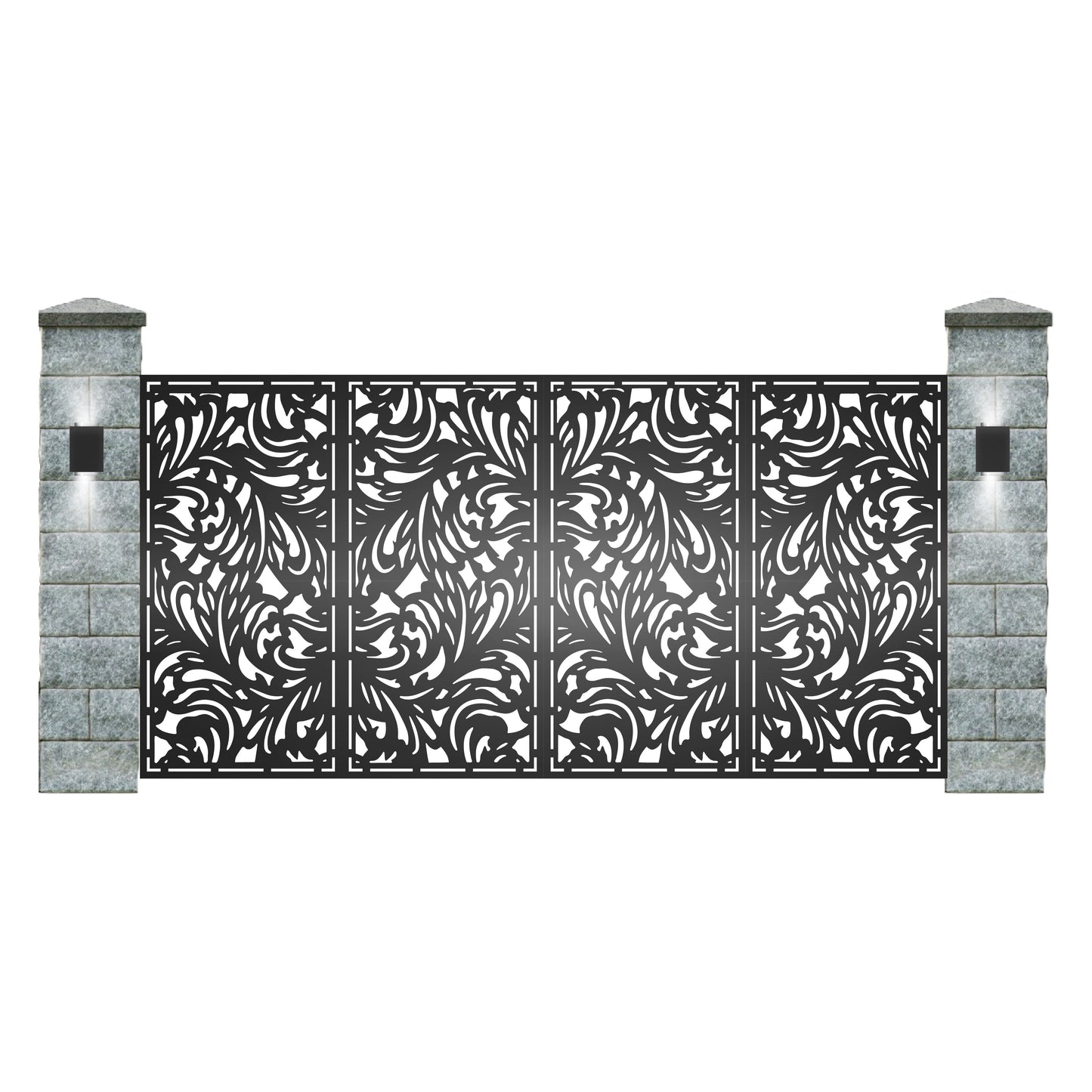 Poarta metalica decupata cu laser-Model:044