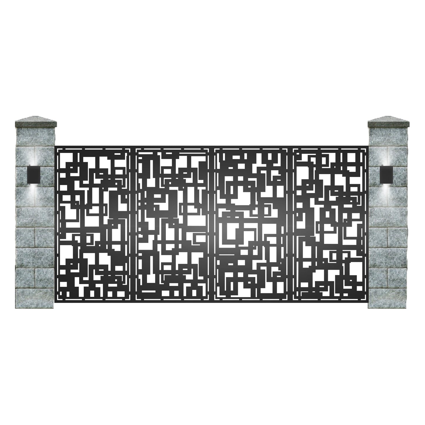 Poarta metalica decupata cu laser-Model:045