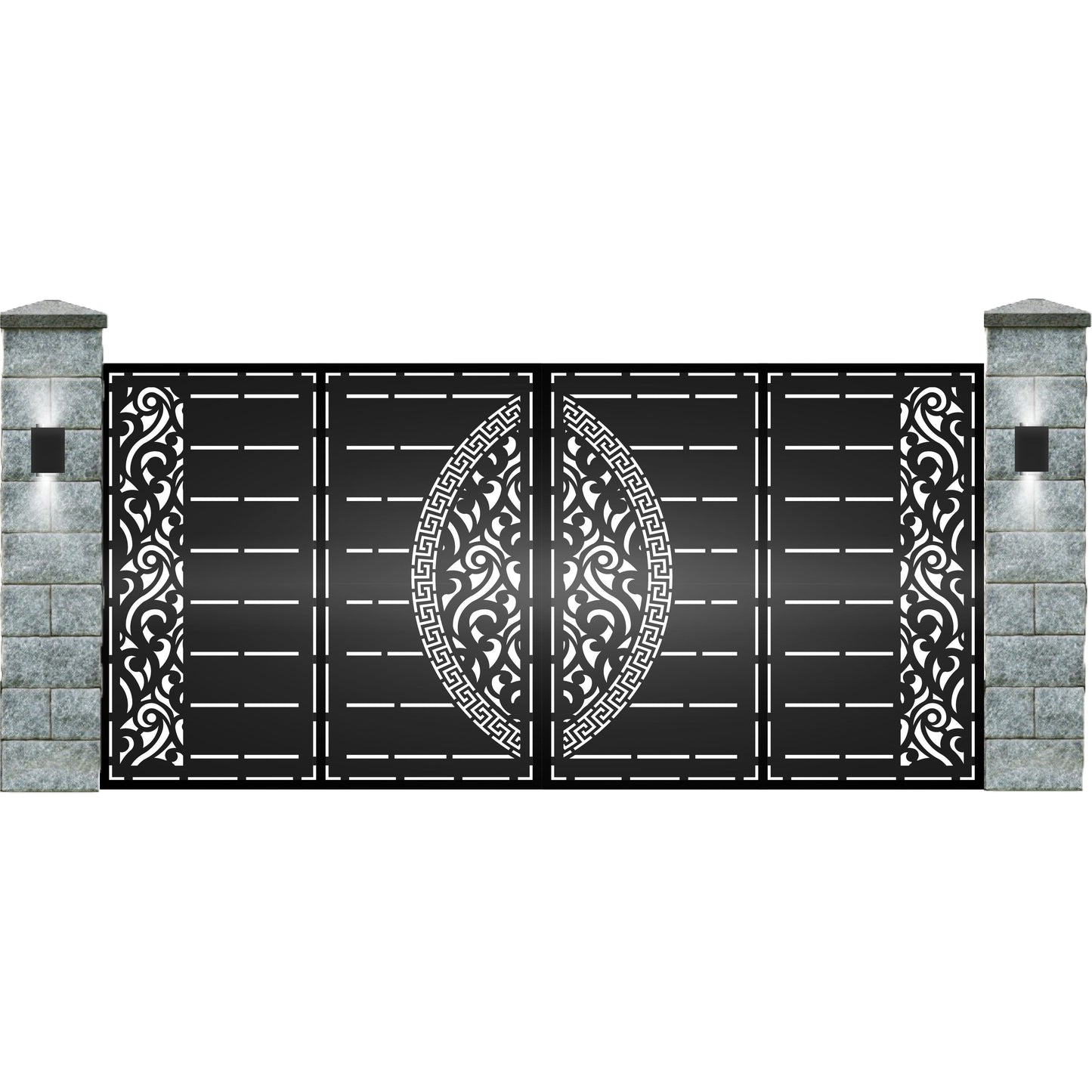 Poarta metalica decupata cu laser-Model:007