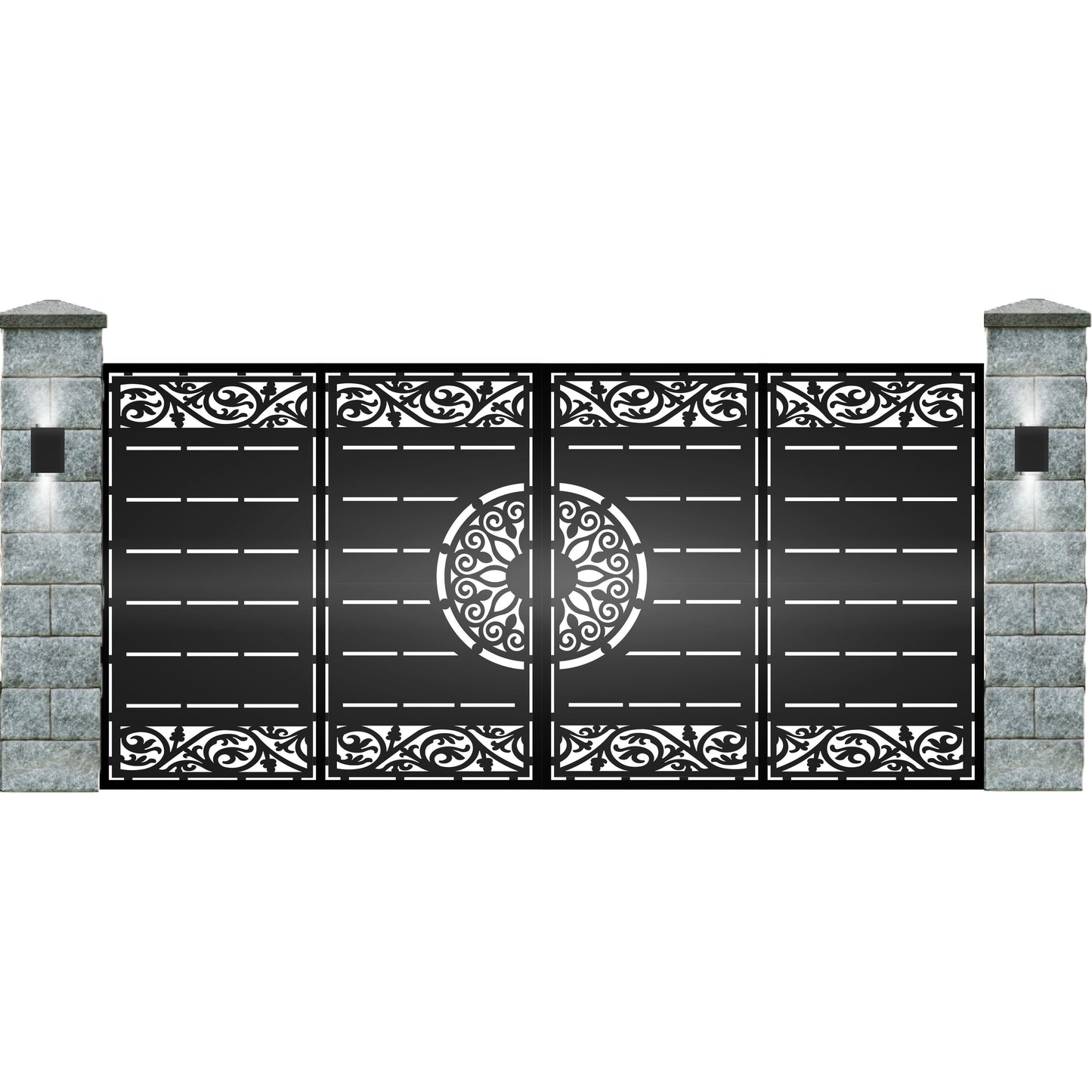 Poarta metalica decupata cu laser-Model:002