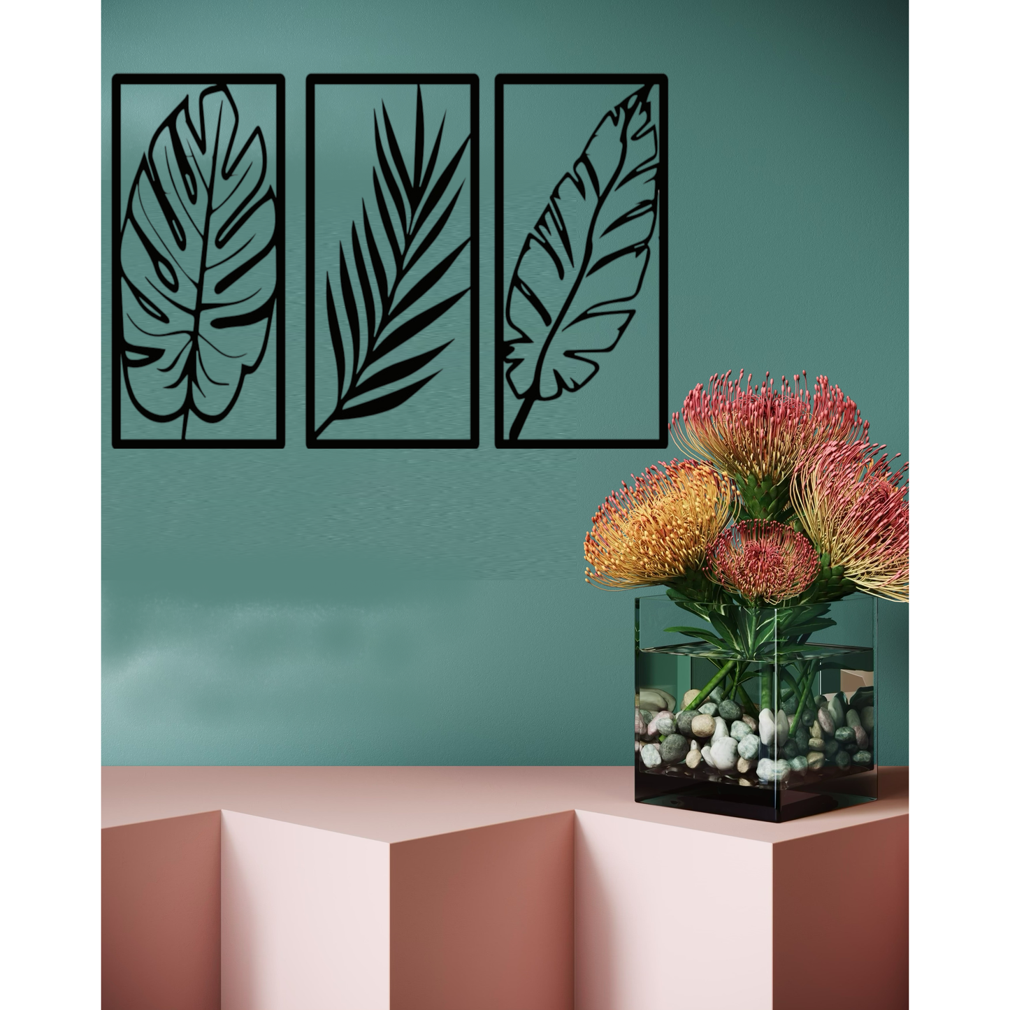 Decor de perete din metal- Model: M02