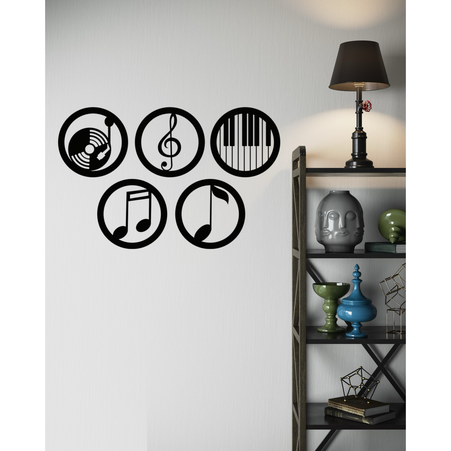 Decor de perete din metal- Model: M09