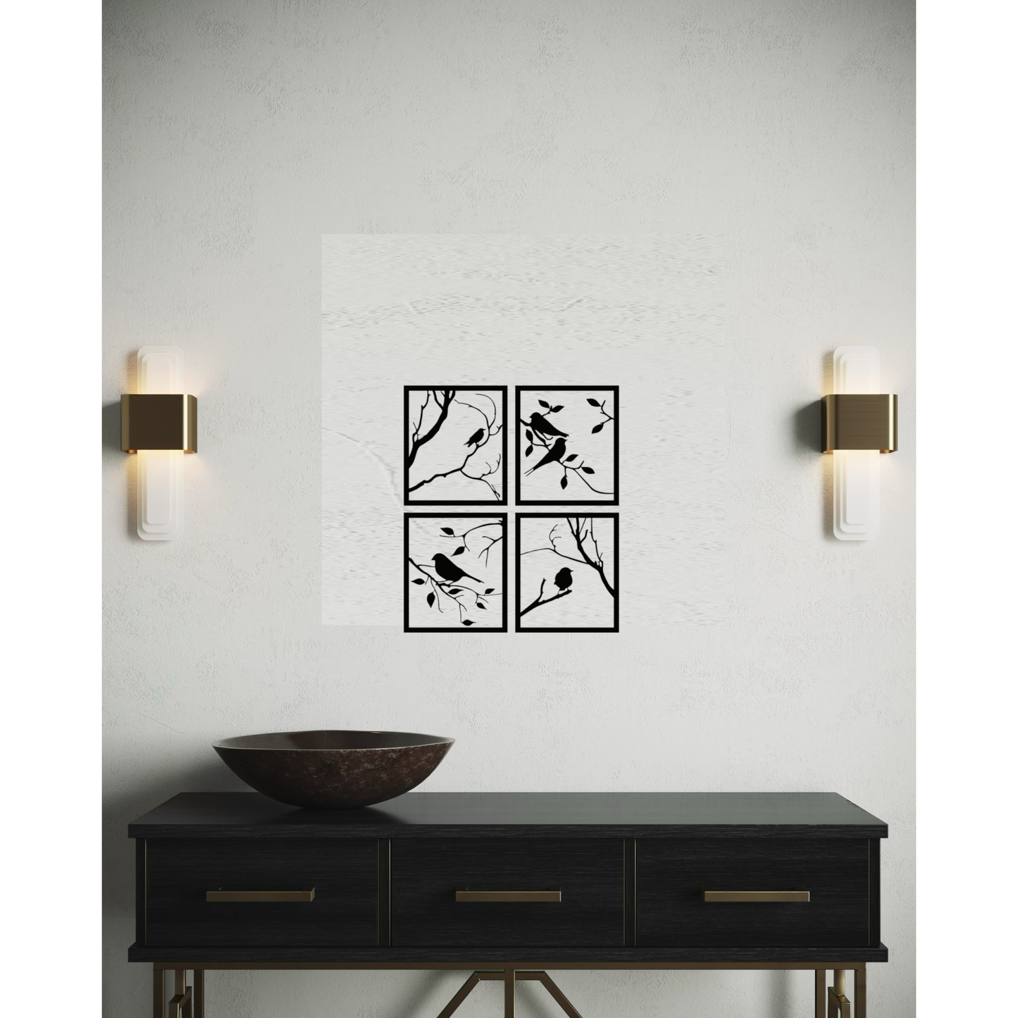 Decor de perete din metal- Model: M08