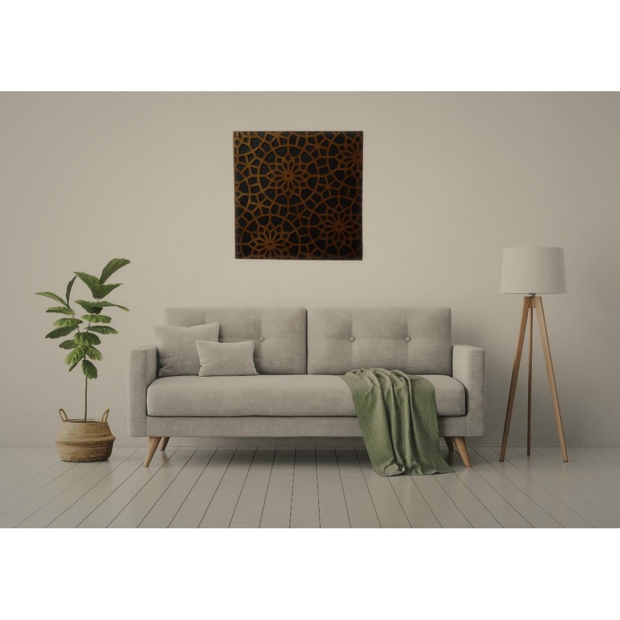 Tablou / panou decorative din lemn 120x60 cm-Seville
