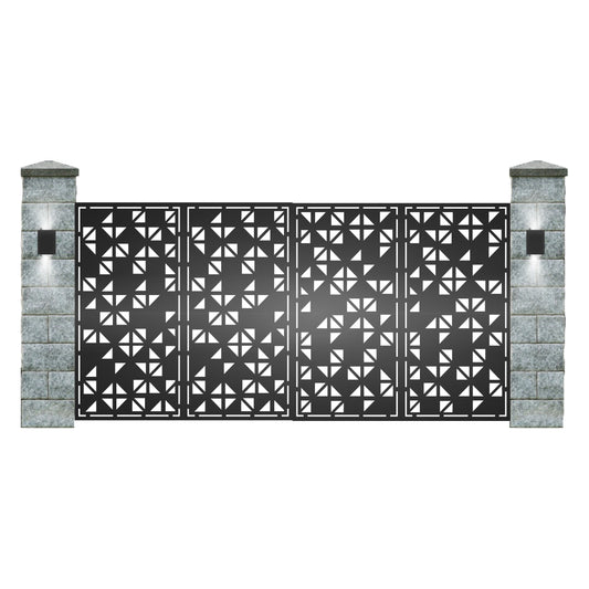 Poarta metalica decupata cu laser-Model:013