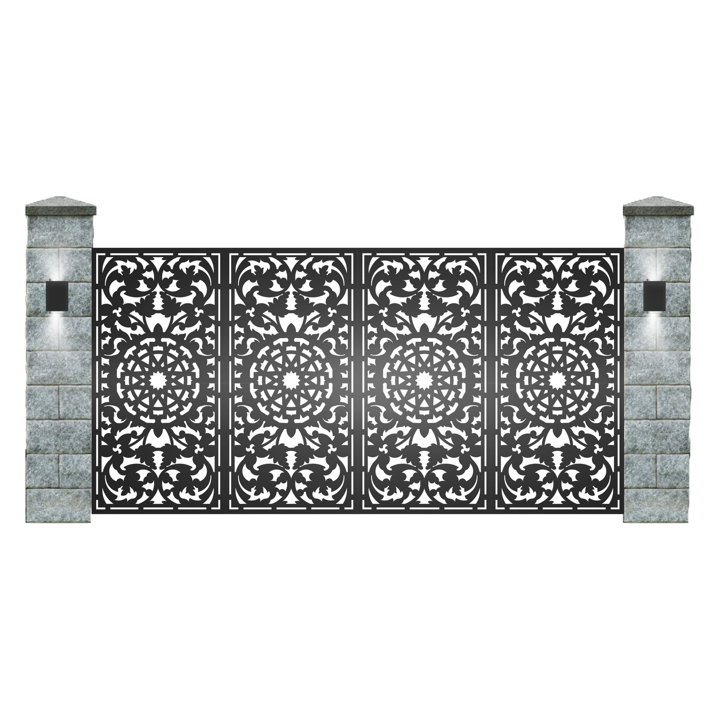 Poarta metalica decupata cu laser-Model:021