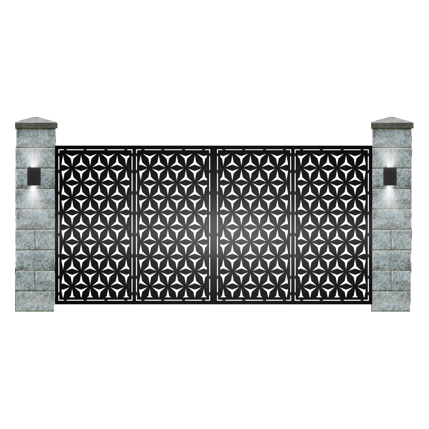 Poarta metalica decupata cu laser-Model:035