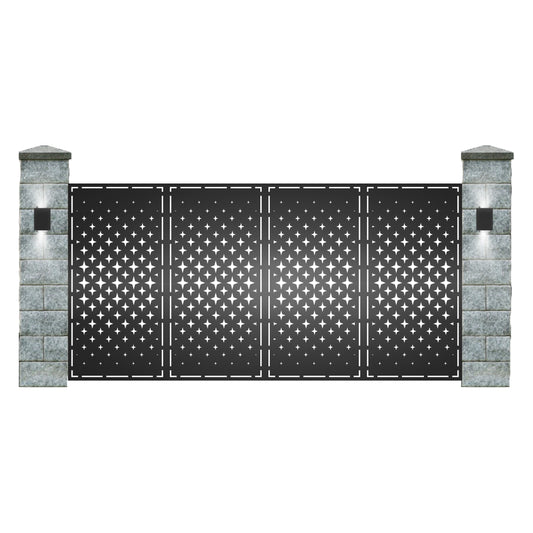 Poarta metalica decupata cu laser-Model:037