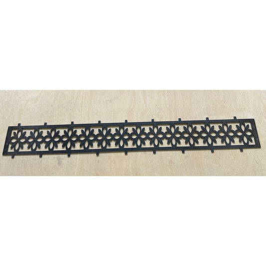 Brau decorativ din tabla decupata 100x1000x3, model 03