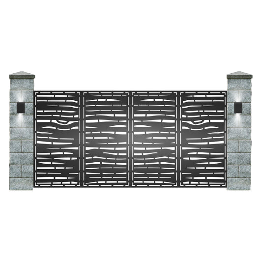 Poarta metalica decupata cu laser-Model:048
