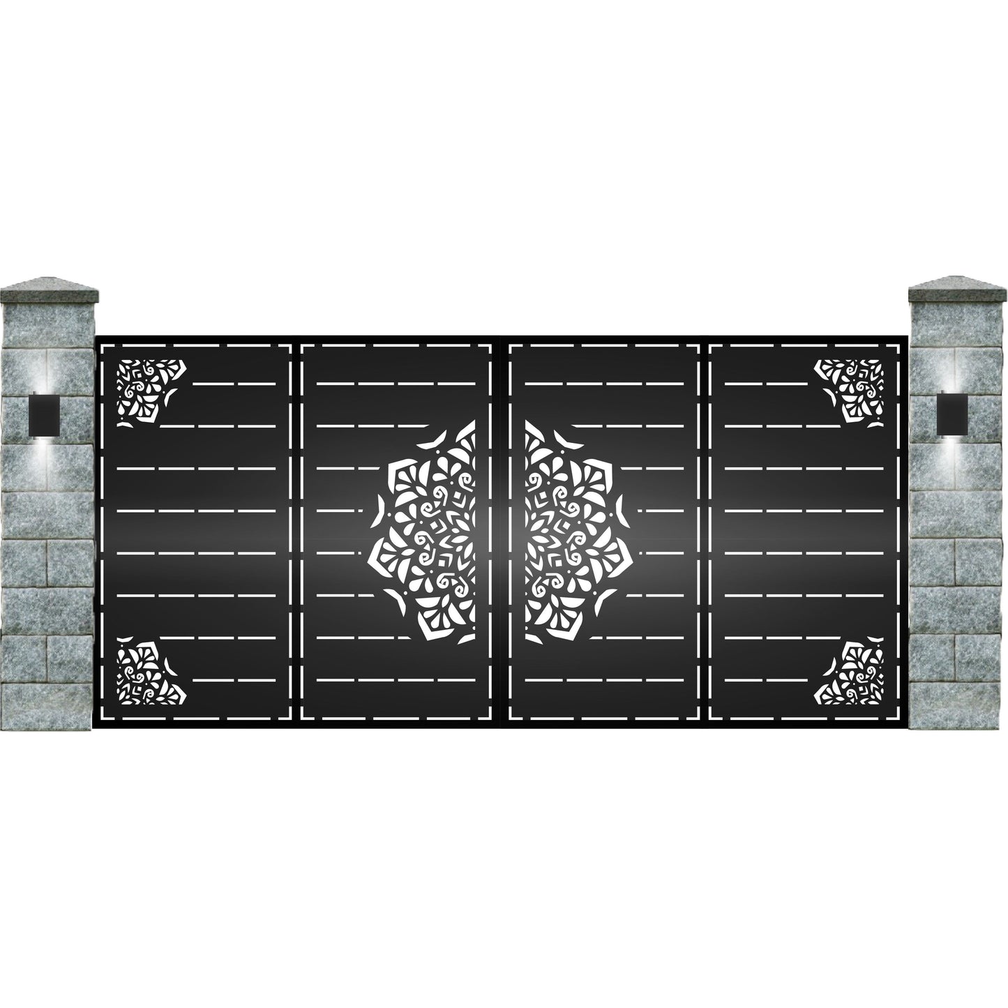 Poarta metalica decupata cu laser-Model:054
