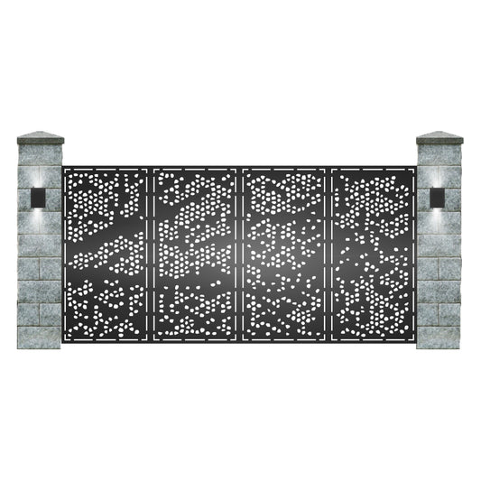 Poarta metalica decupata cu laser-Model:034