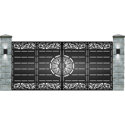 Poarta metalica decupata cu laser-Model:002