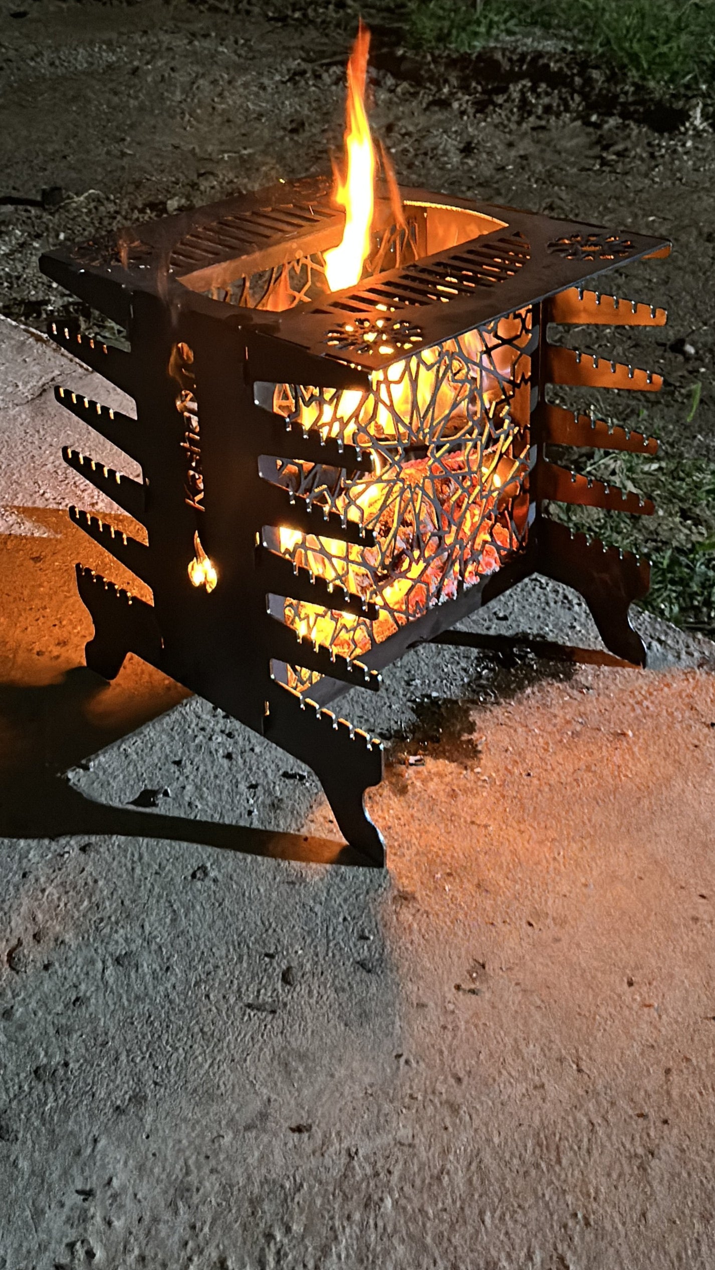 Gratar frigarui, Vatră de foc, 50x45x50 cm