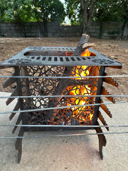 Gratar frigarui, Vatră de foc, 50x45x50 cm
