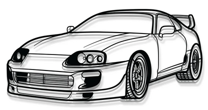 Tablou Metalic Toyota Supra MK4