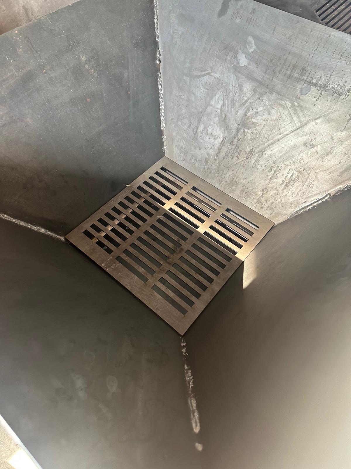 Gratar de gradina cu plita de 10mm, 75x75cm/100x100cm