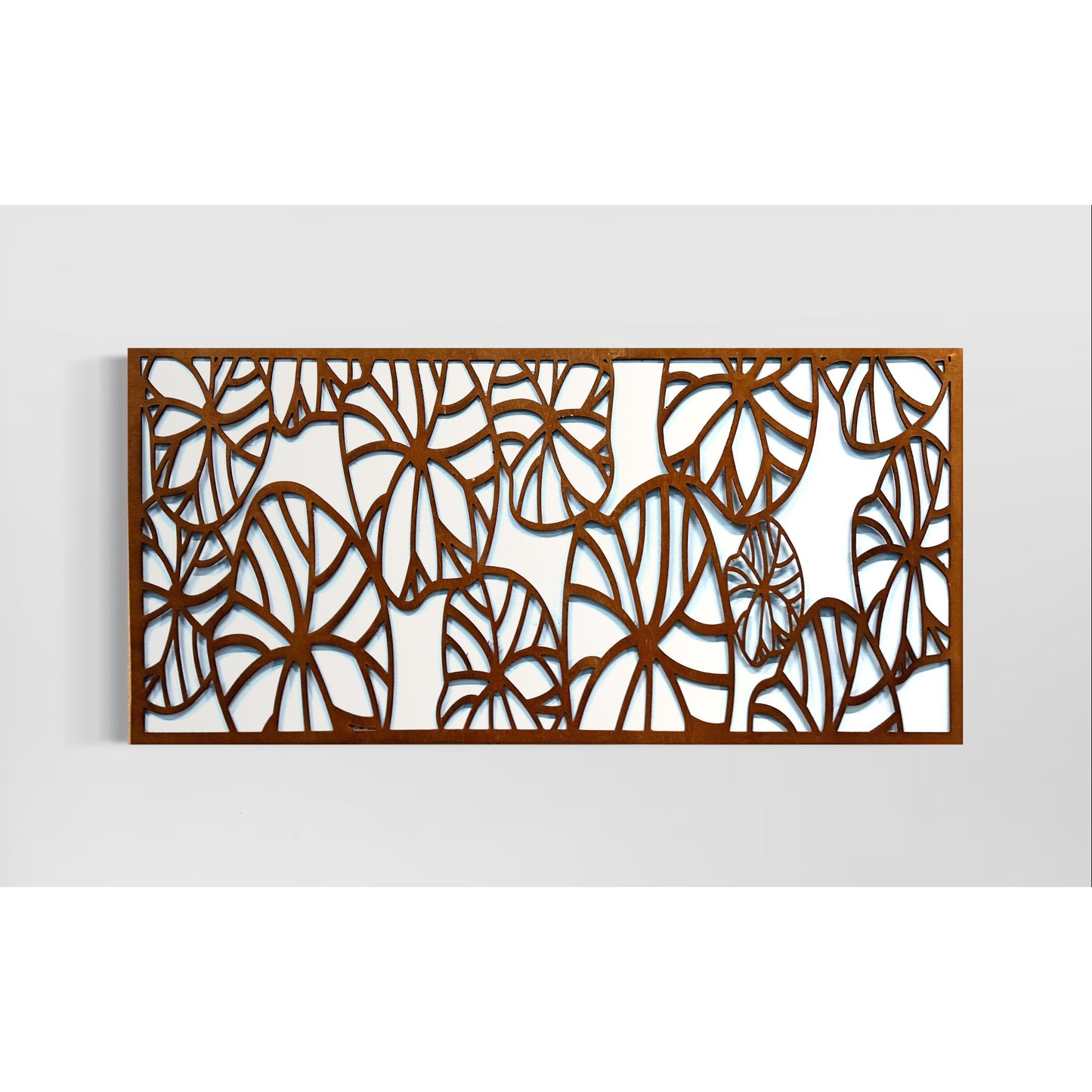 Tablou/Panou decorative din lemn- lotus leaf
