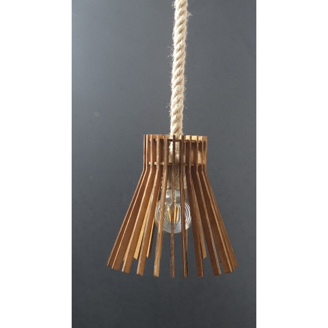 Lustră din lemn-Lampszen