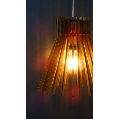 Lustră din lemn-Lampszen