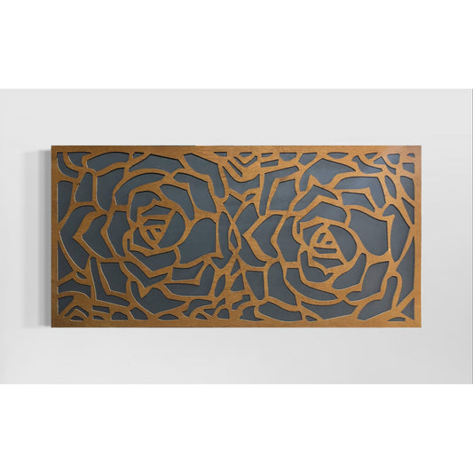 Tablou / Panou decorative din lemn- Roses
